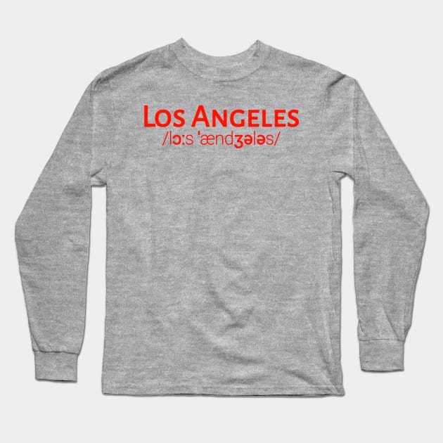 Los Angeles Long Sleeve T-Shirt by radeckari25
